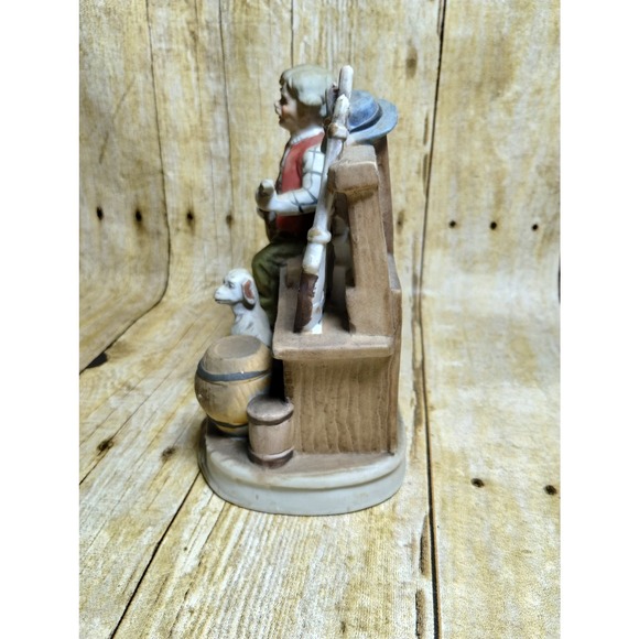 Vtg Hunter Dog & Guns Figurine Old Man Shot Guns Hand Guns Holster (su1) - Picture 8 of 9